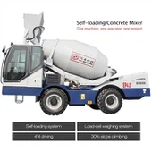 Lori Pembancuh Konkrit Muat Sendiri 4m3